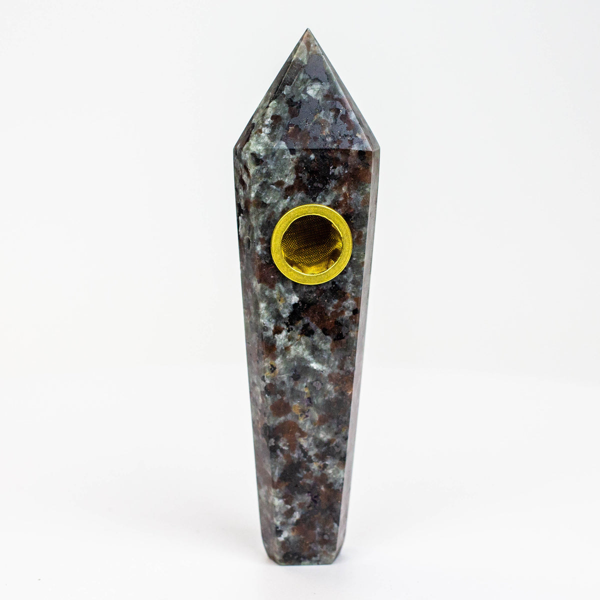 Acid Secs - Small Quartz Pipe with semi-precious Fire Stone