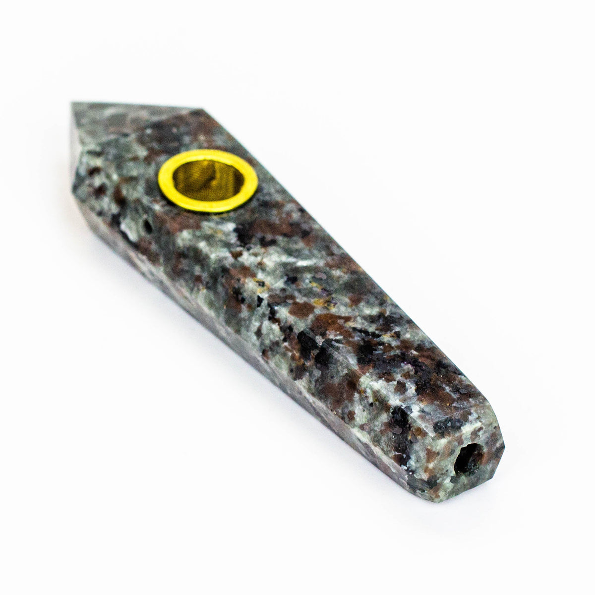 Acid Secs - Natural Fire Stone Precious Stone Pipe