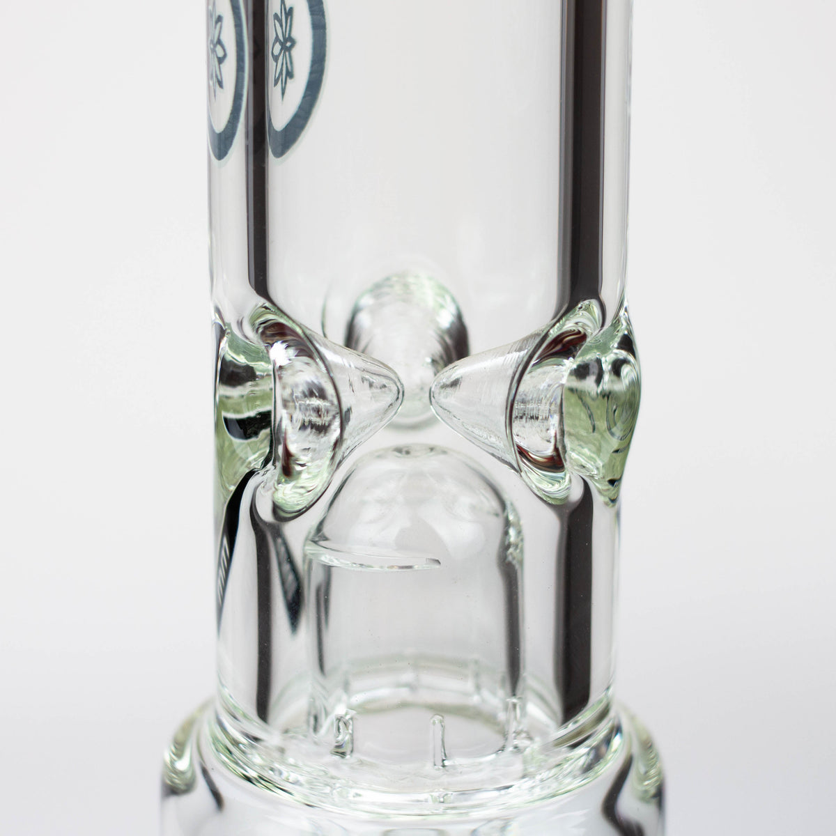 preemo - 19 inch Double Disc Perc Bong with Ice Catcher