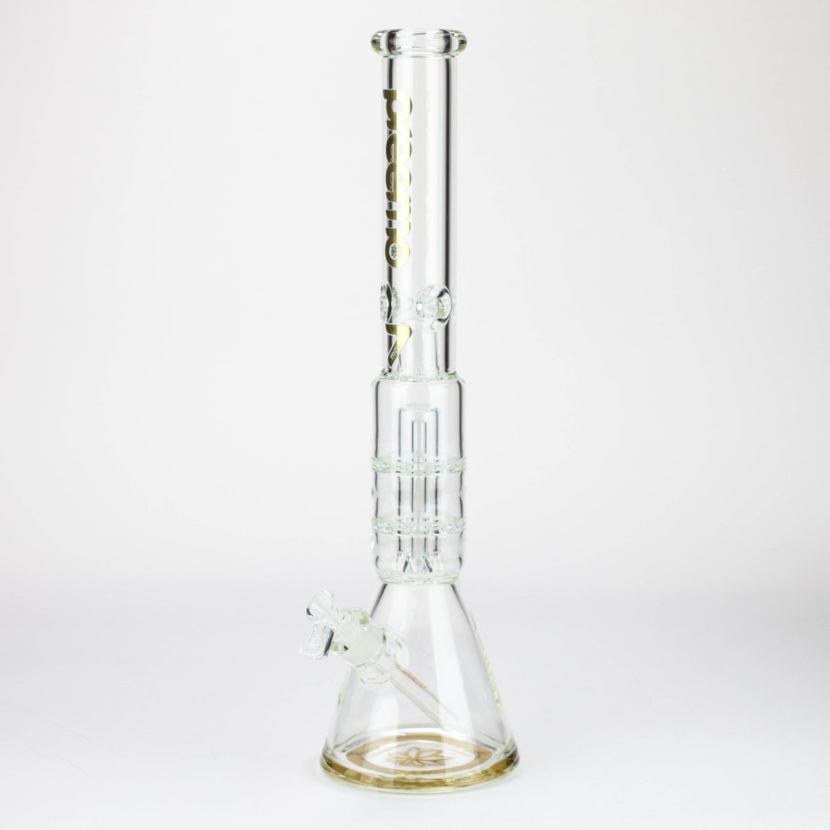 preemo - 19 inch Clear Double Disc Perc Bong