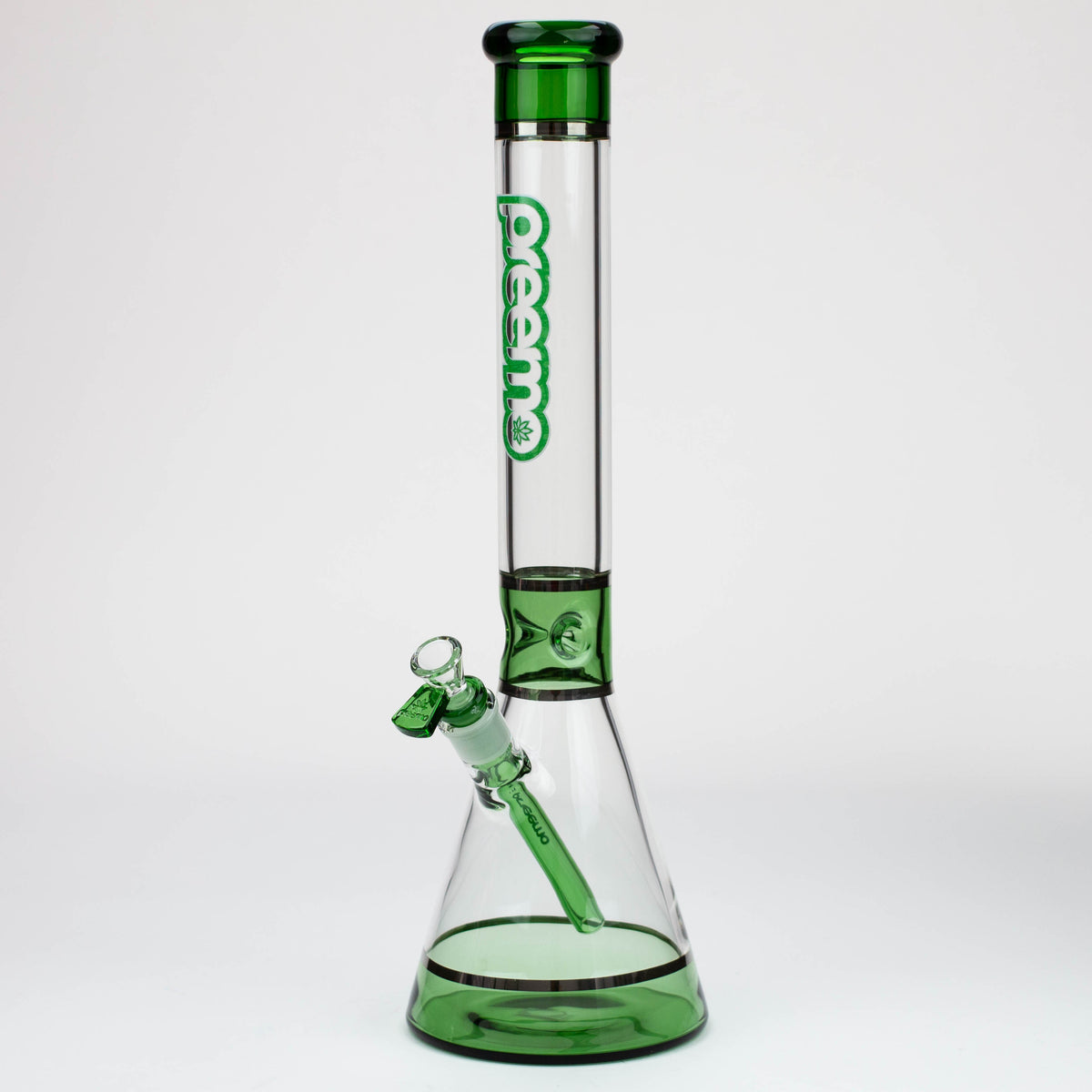 Preemo 18 inch Colored Base Beaker Bong in Green