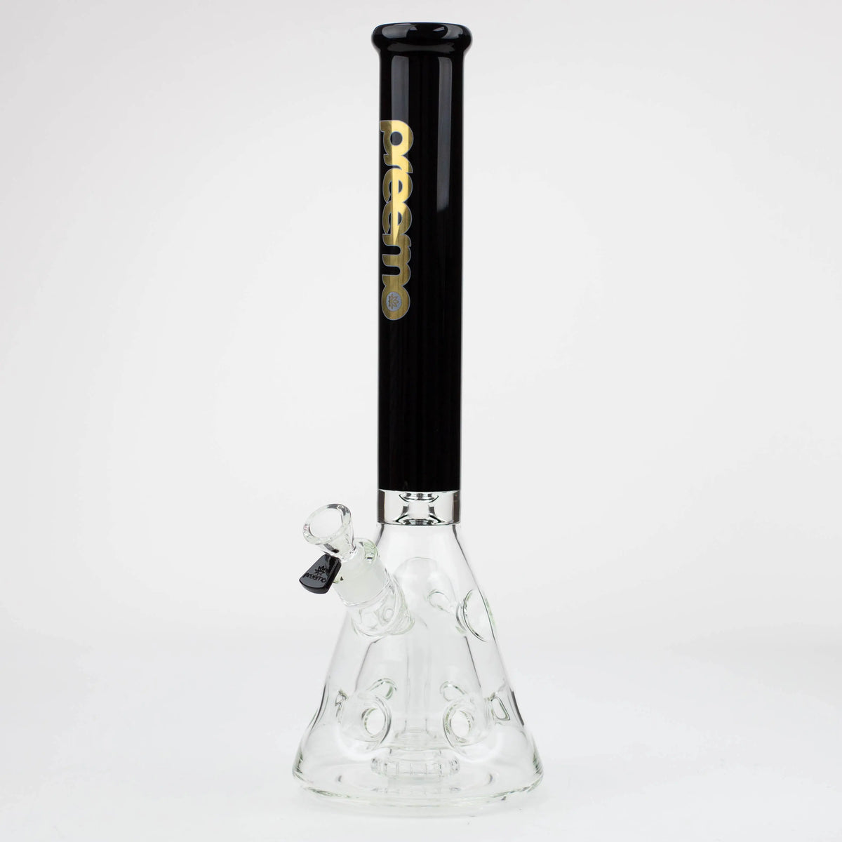 Preemo Showerhead To Swiss Perc Beaker Bong in Black