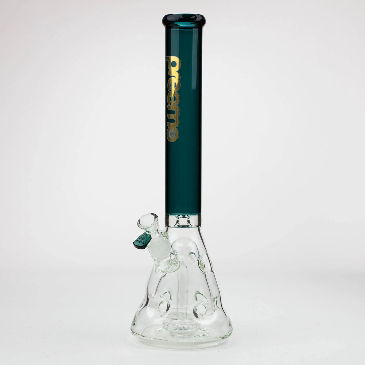 Preemo Showerhead To Swiss Perc Beaker Bong in Green