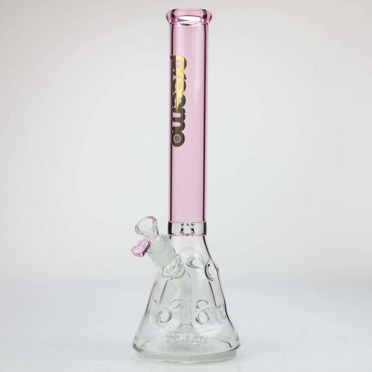 Preemo Showerhead To Swiss Perc Beaker Bong in Pink