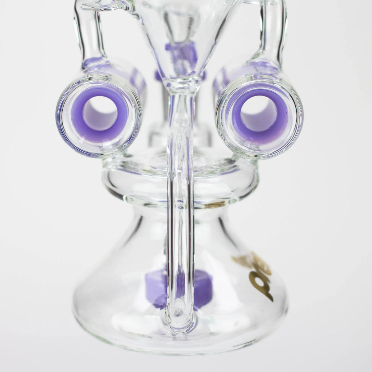 Recycler Design on the Preemo 8 inch  Double Finger Hole Recycler Bong