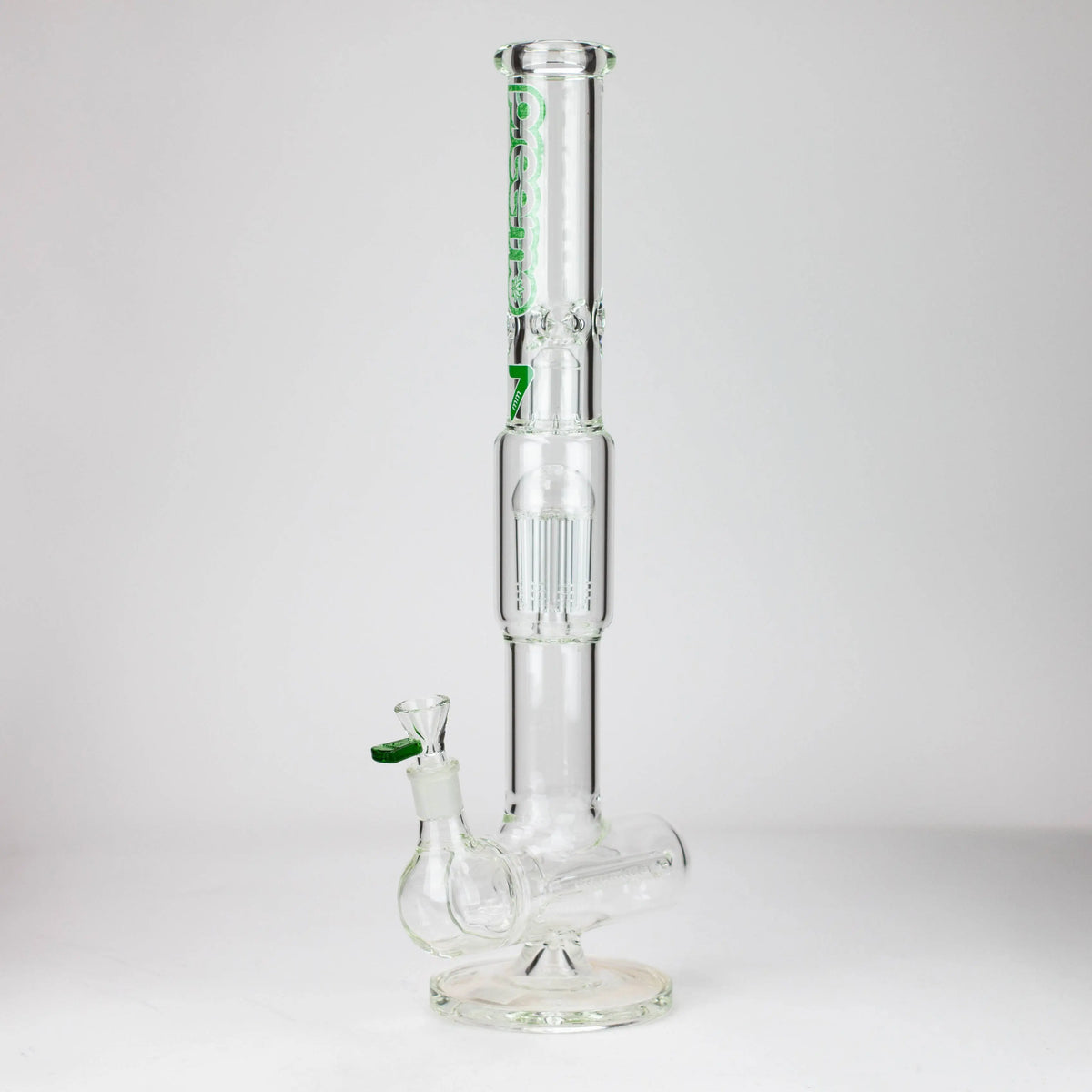 Preemo 20 inch Triple Inline to 8-Arm Tree Perc Bong in Green