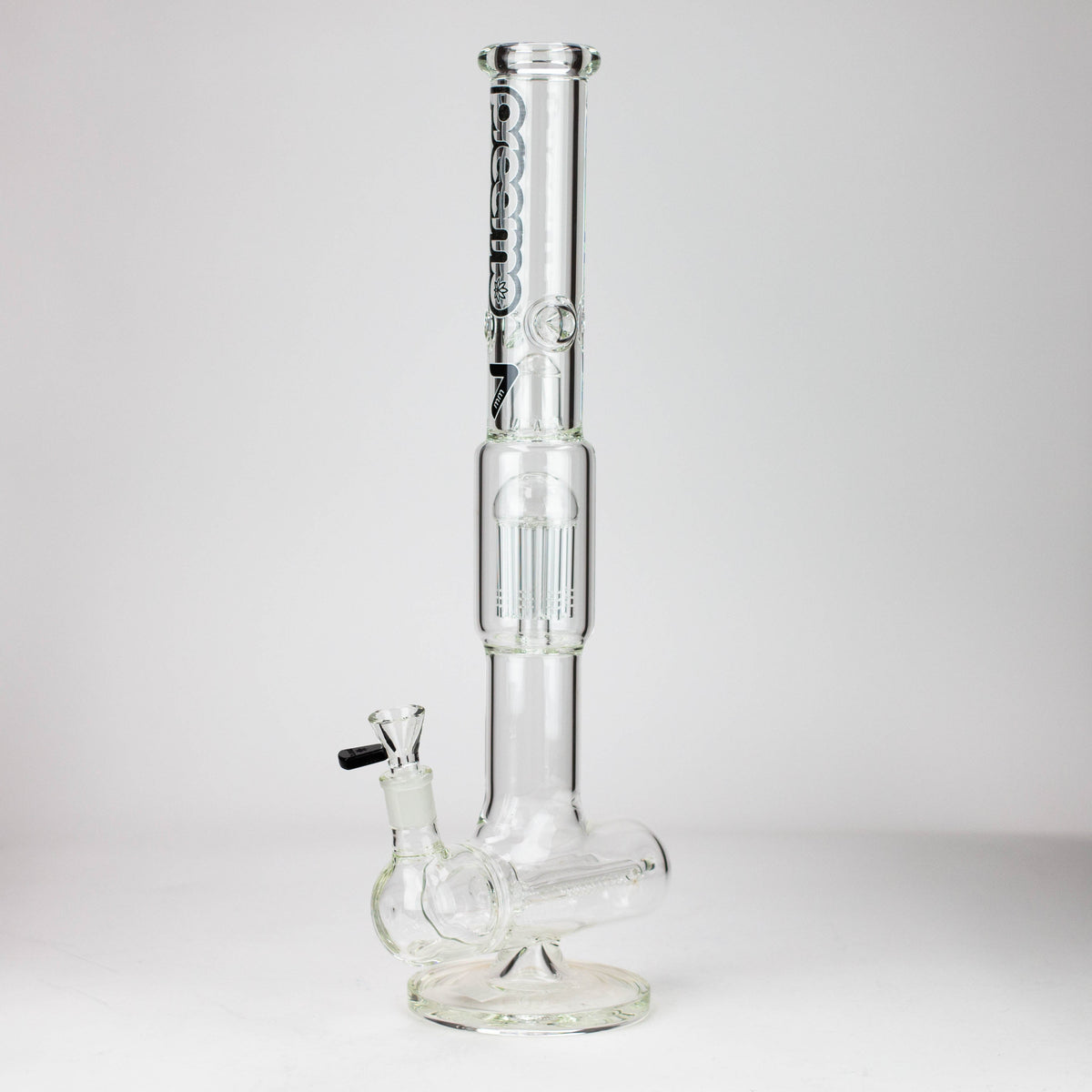 Preemo 20 inch Triple Inline to 8-Arm Tree Perc Bong in Black