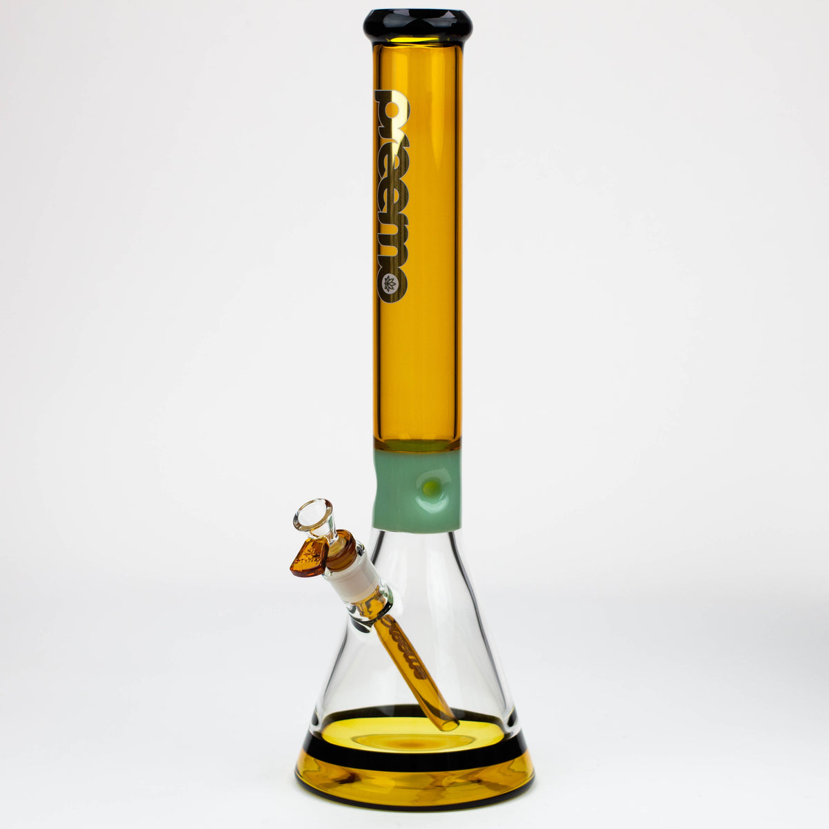 preemo 17 inch Jade Ice Beaker Bong in Gold