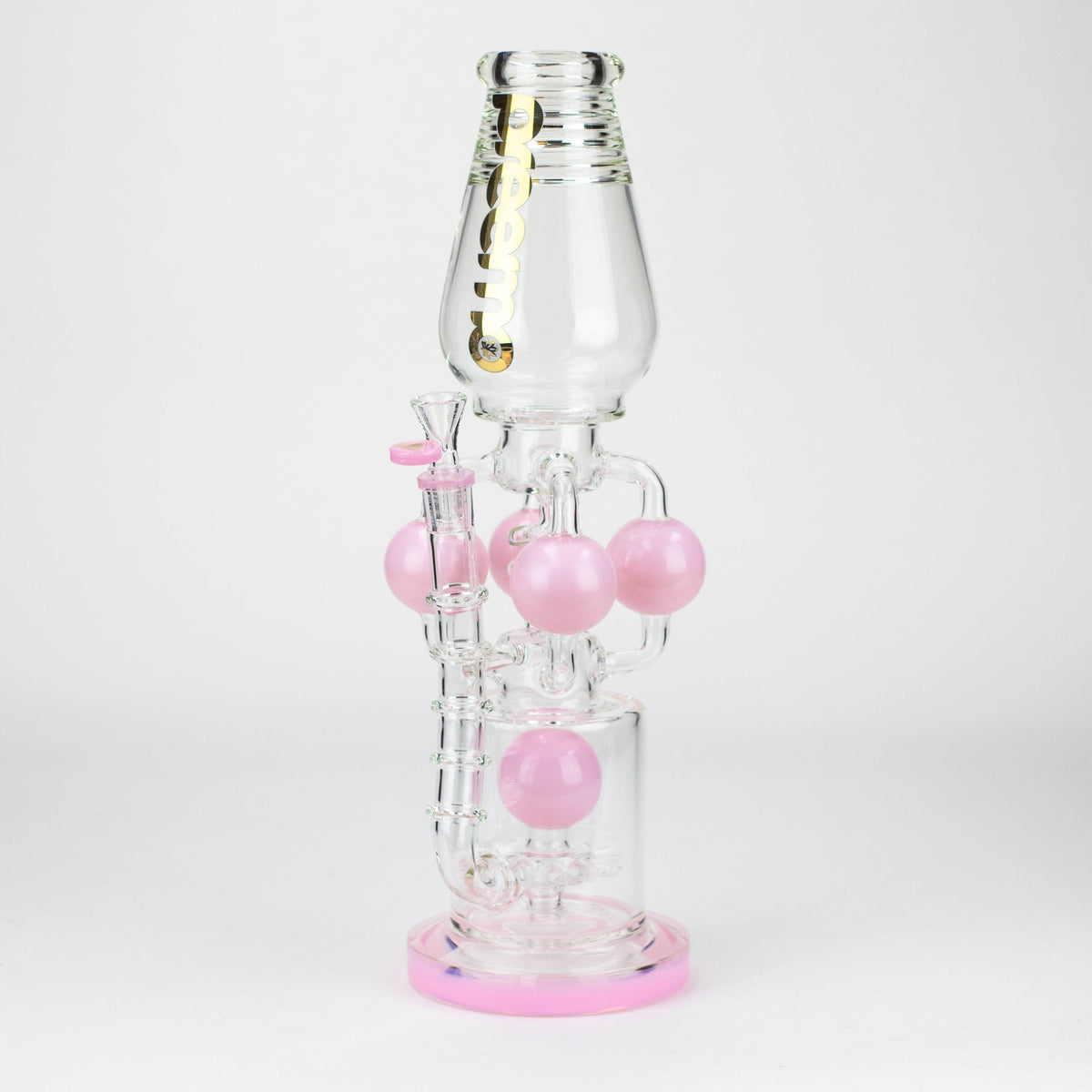 preemo - 16 inch Coil Percolator Bong in Pink