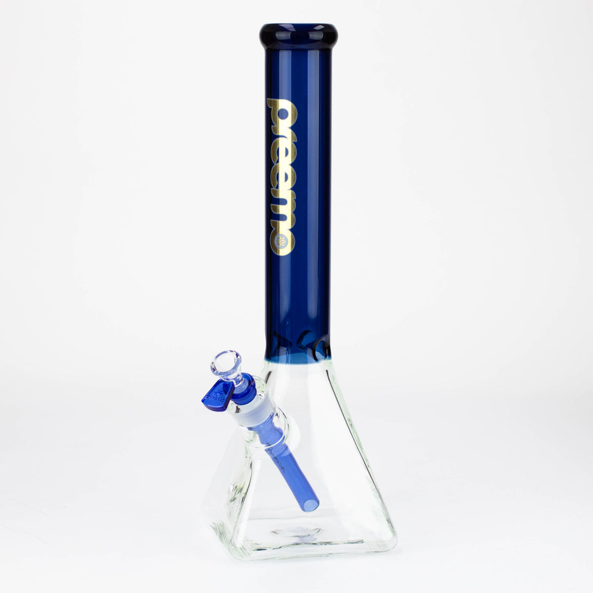 preemo 16 inch Pyramid Base Beaker Bong in Blue