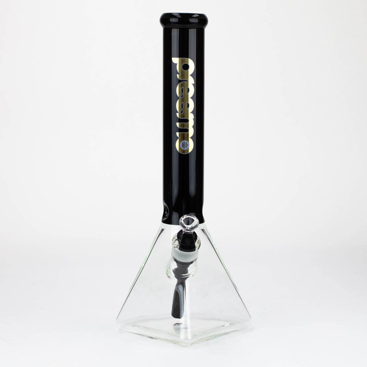 Front View of the preemo 16 inch Pyramid Base Beaker Bong 