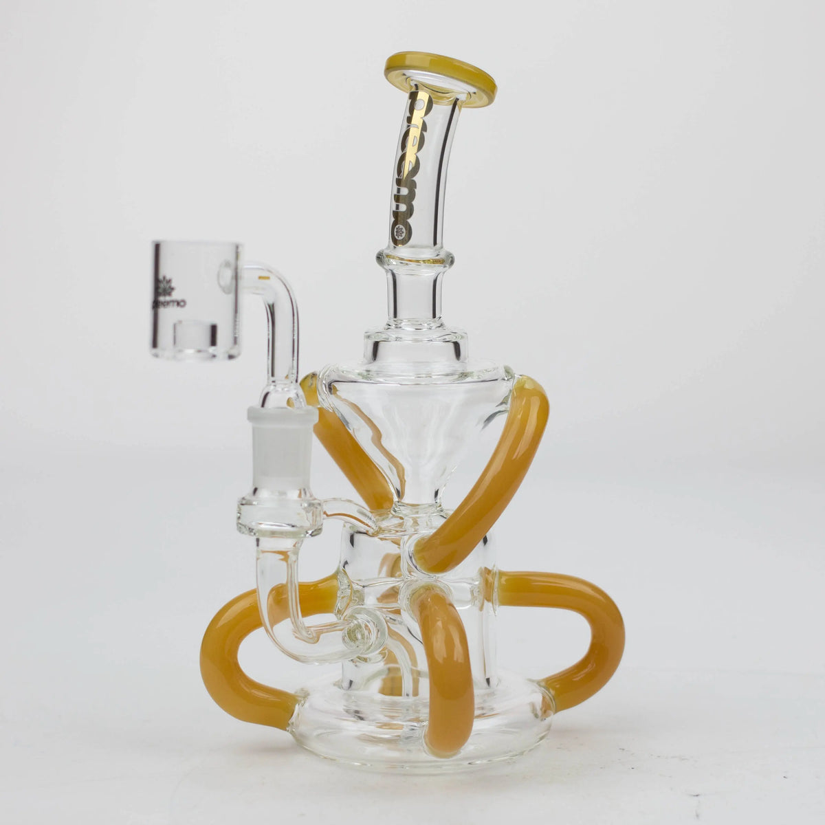 preemo 8 inch Nuclear 6-Arm Topaz Recycler Dab Rig