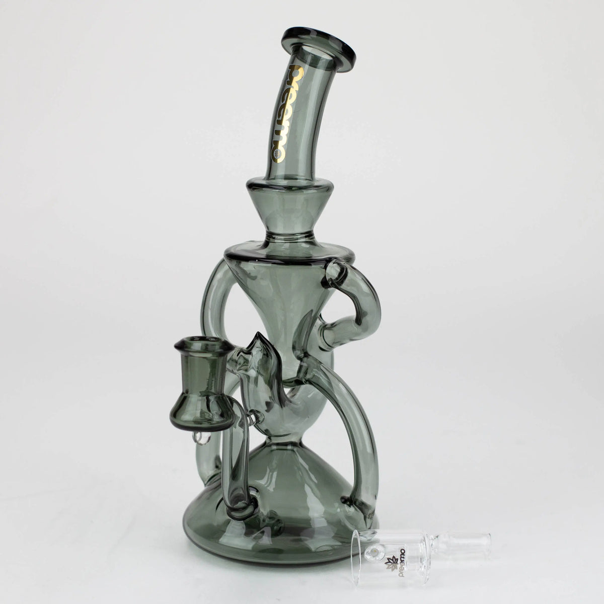 Preemo 10 Inch 4-Arm Klein Recycler Dab Rig with Quartz Banger