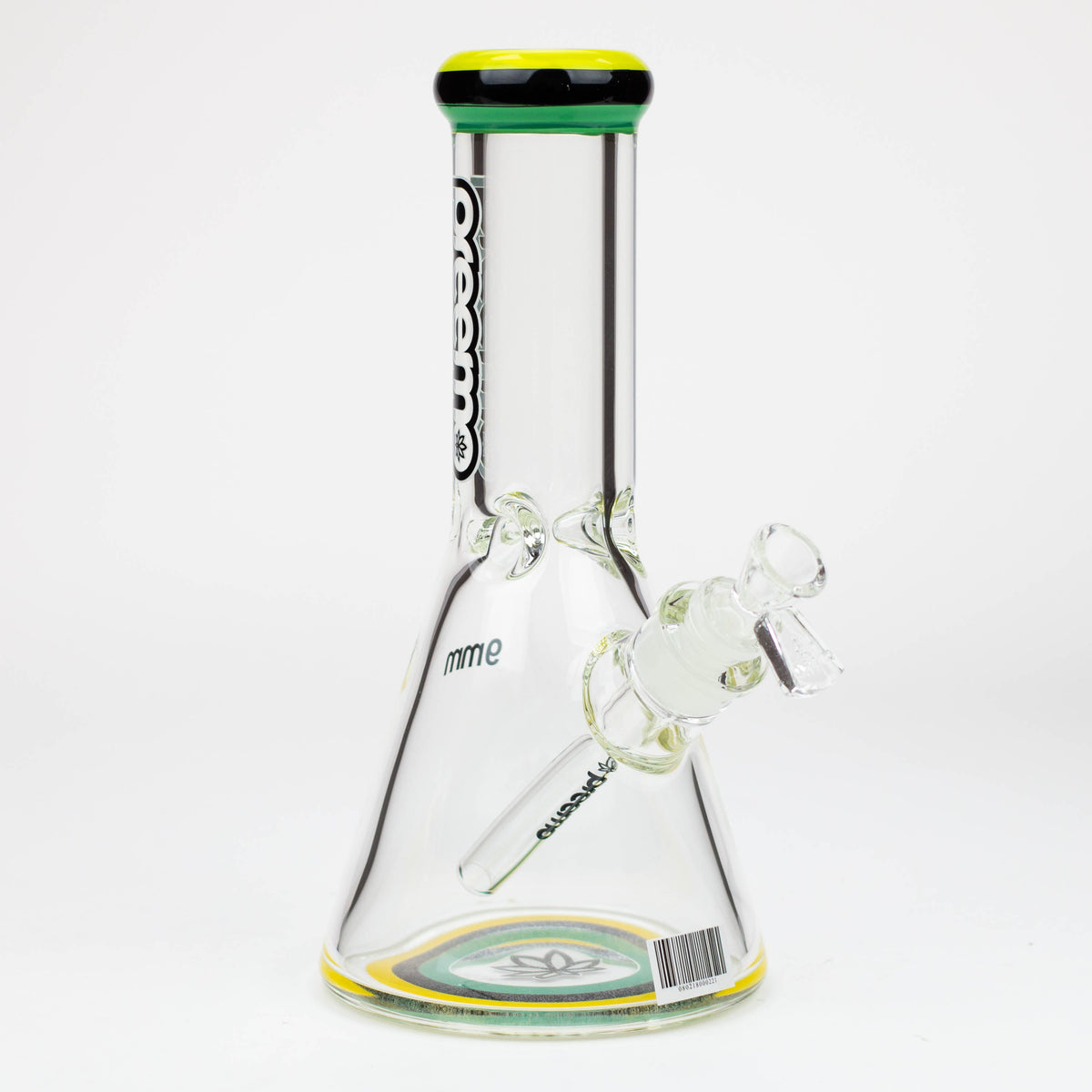 preemo 10 inch triple band beaker bong in Black