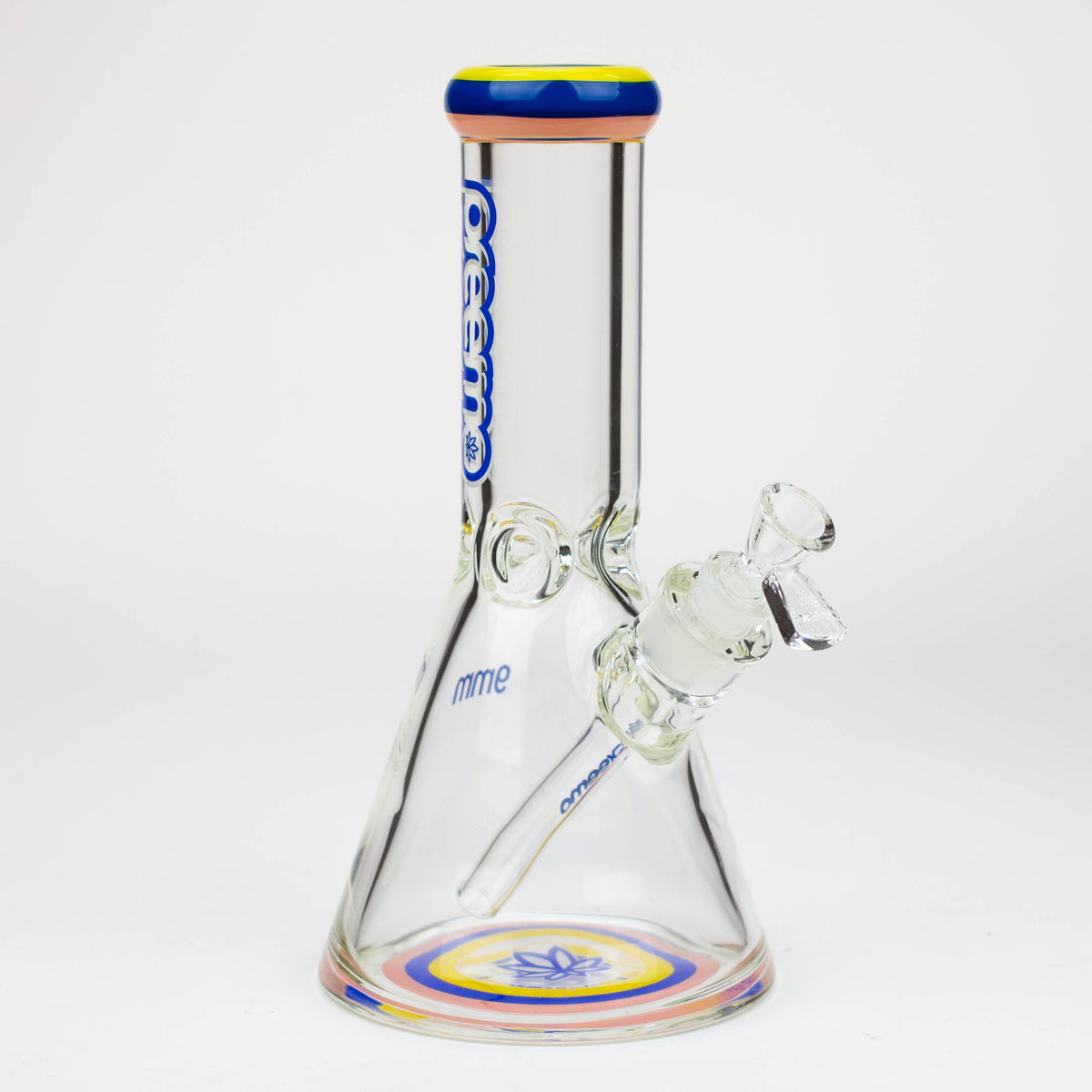 preemo 10 inch triple band beaker bong in Blue