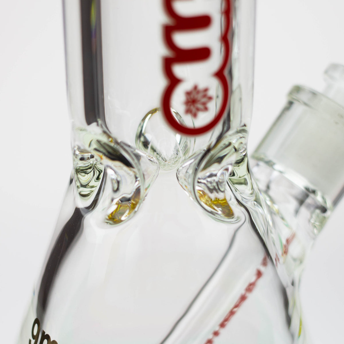 ice notches in the preemo 10 inch triple band beaker bong