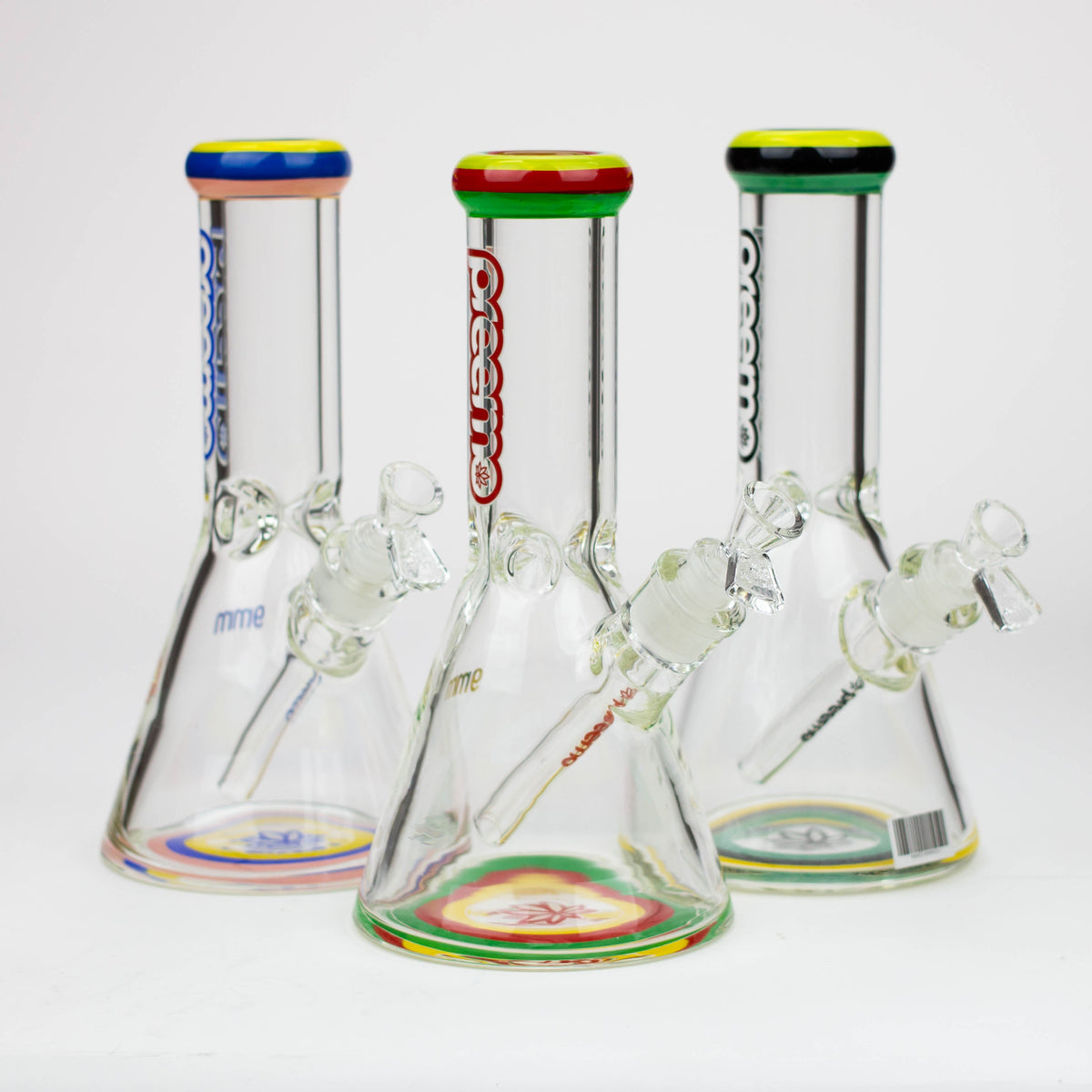 preemo 10 inch triple band beaker bong