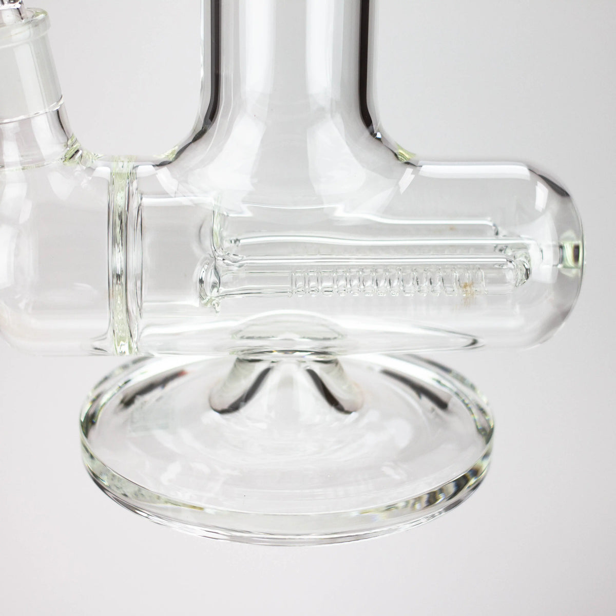 Base of the Preemo 20 inch Triple Inline to 8-Arm Tree Perc Bong