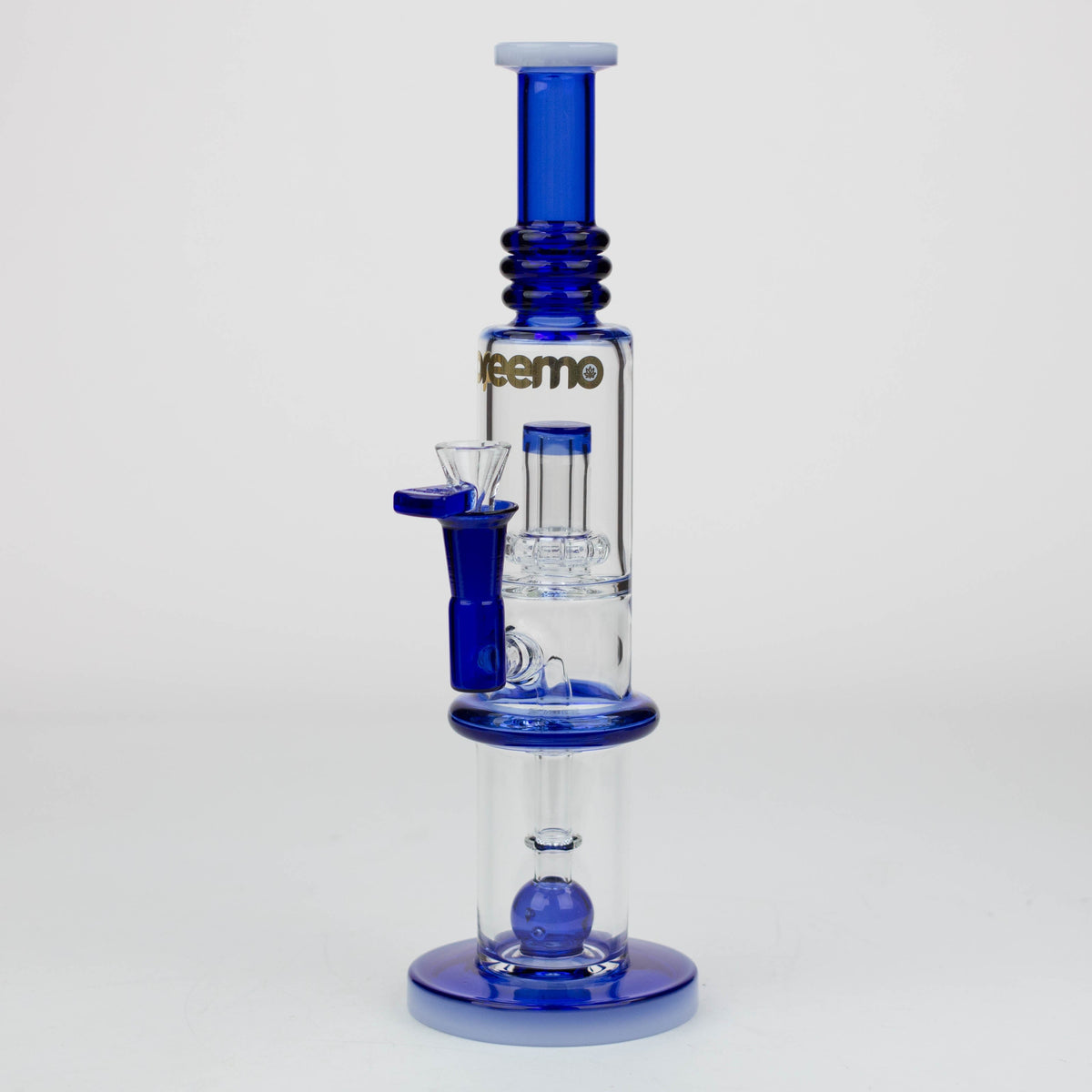 preemo 12" Ball to UFO Perc Bong in Dark Blue