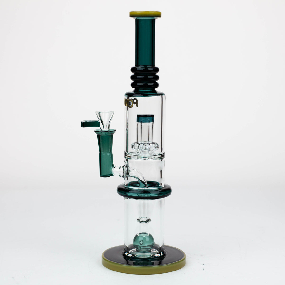 preemo 12" Ball to UFO Perc Bong in Green