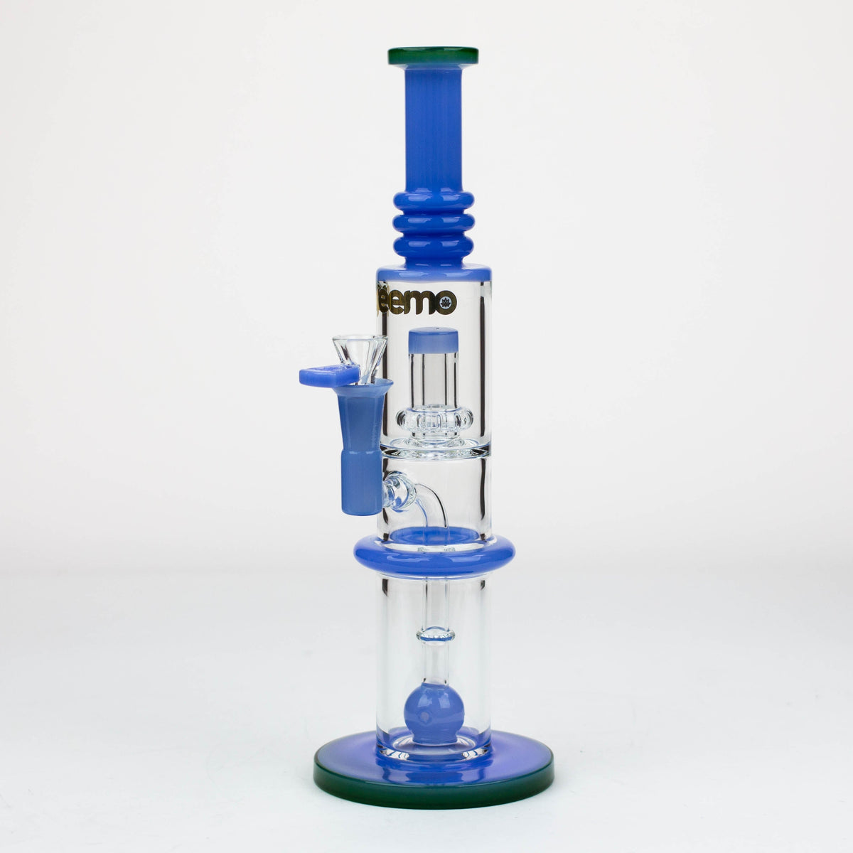 preemo 12" Ball to UFO Perc Bong in Blue