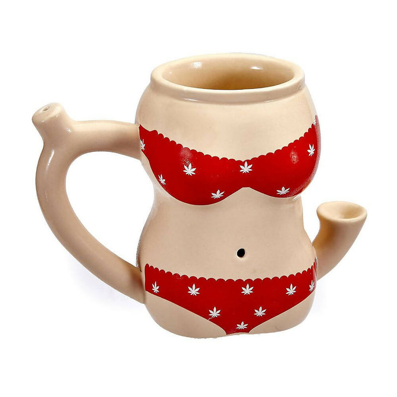 Red Bikini 420 Pipe Mug