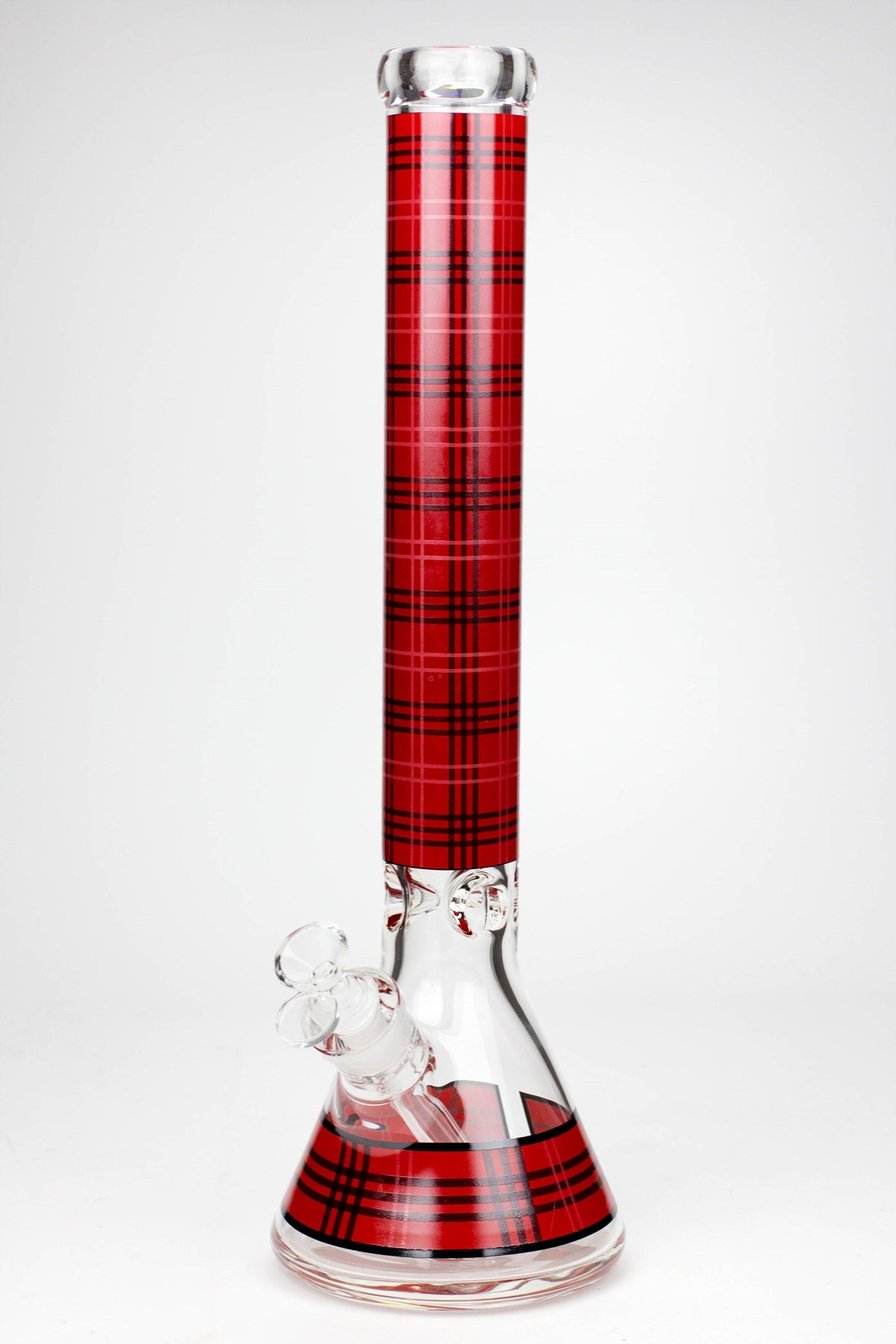 17.5 Inch Checkered Beaker Bong