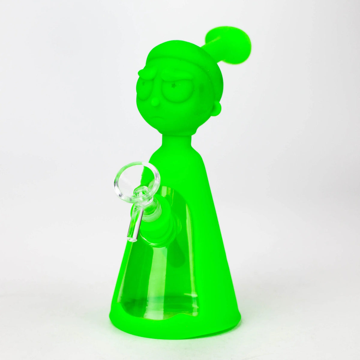 Rick And Morty Silicone Bong in Green