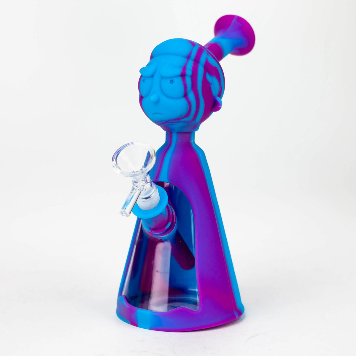 Rick And Morty Silicone Bong in Purple