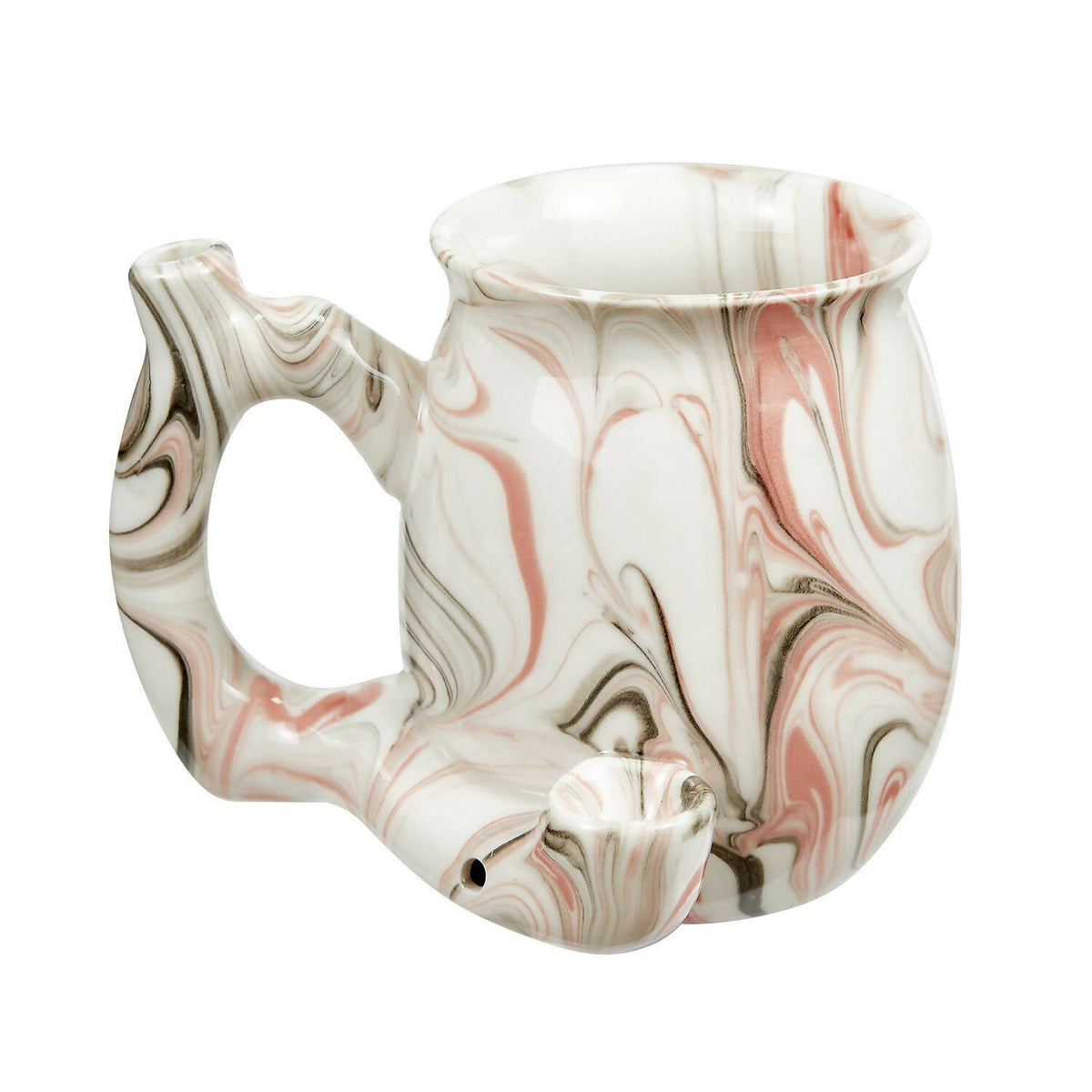 Roast & Toast Pink Marble Pipe Mug