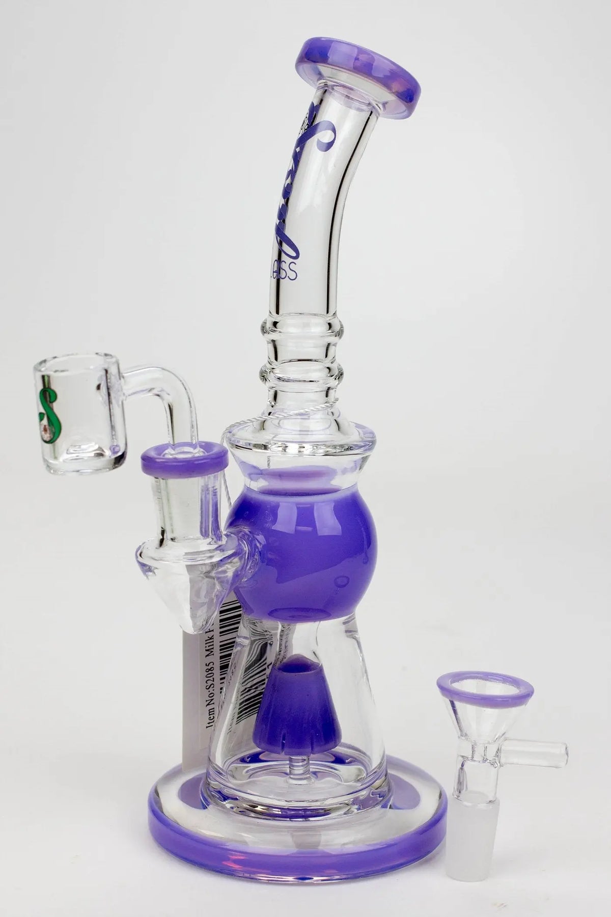 8.2" SOUL Glass 2-in-1 Cone diffuser glass bong_11