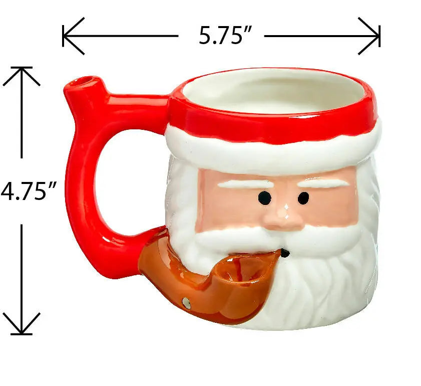 Roast & Toast Ceramic Santa Pipe Mug