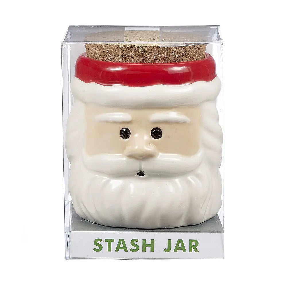 Santa Stash Jar in Package