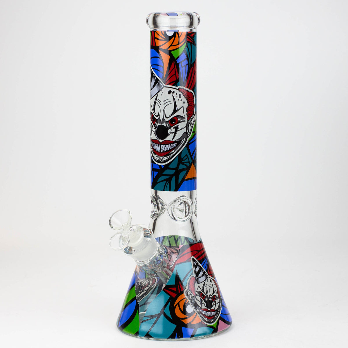 Glow In The Dark Clown Beaker Bong