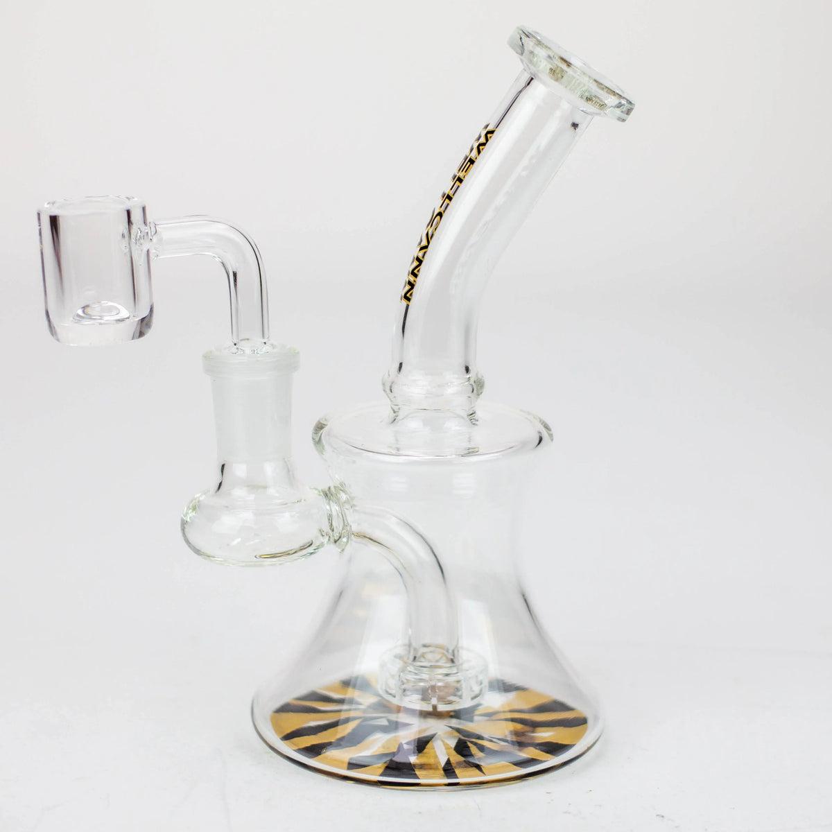 7 Inch Cheap Dab Rig with Showerhead Diffuser from Wellcann