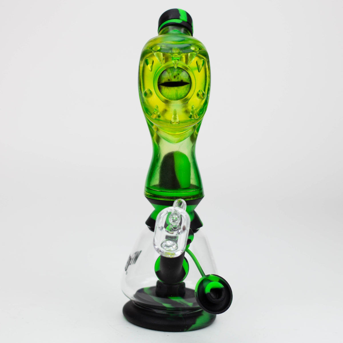 9 Inch Silicone Dab Rig with Monster Eye Design from WENEED