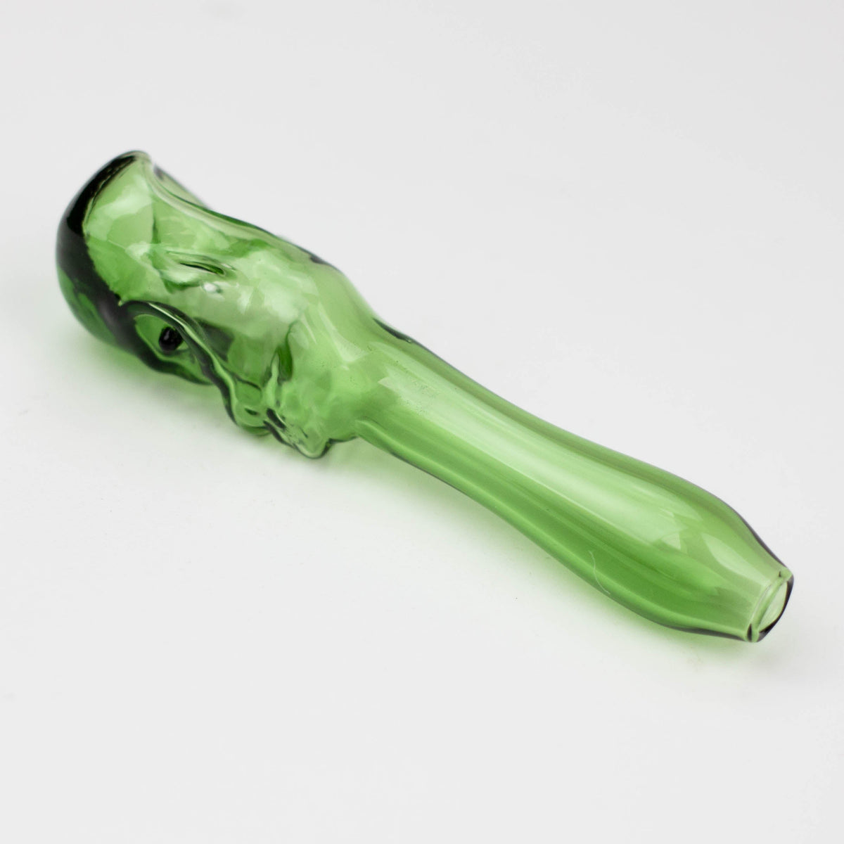 Tiny Skull Pipe in Green