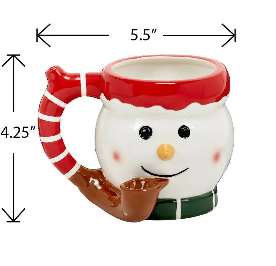 Roast & Toast Snowman Pipe Mug Sizing