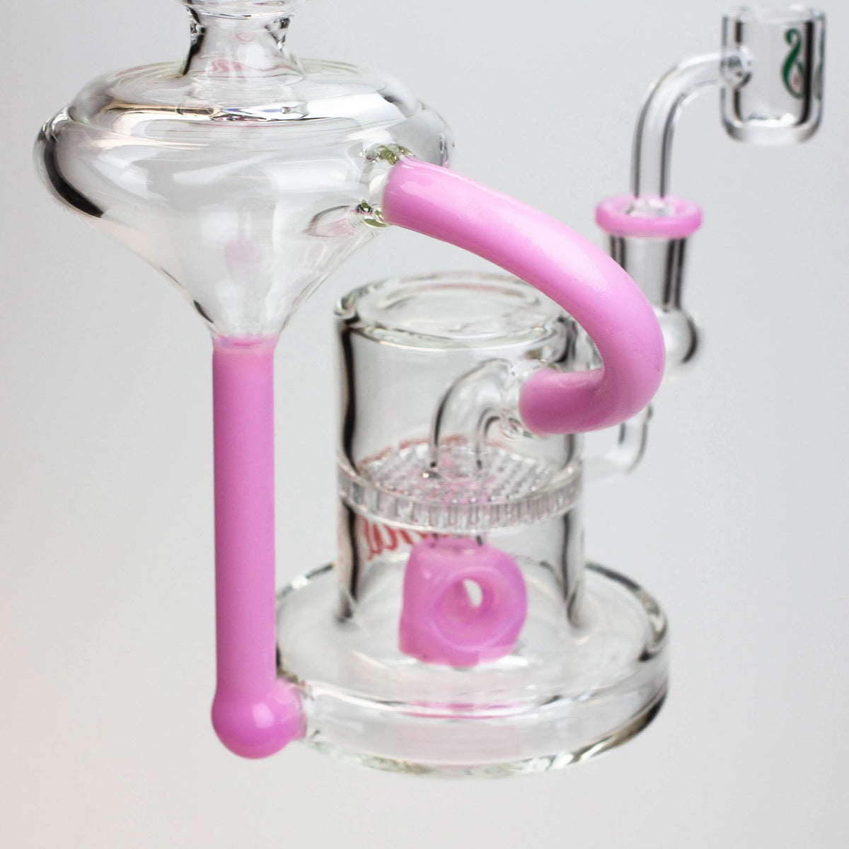 Glass Body of the 9 Inch Spinning Top Recycler Dab Rig Hybrid from SOUL Glass