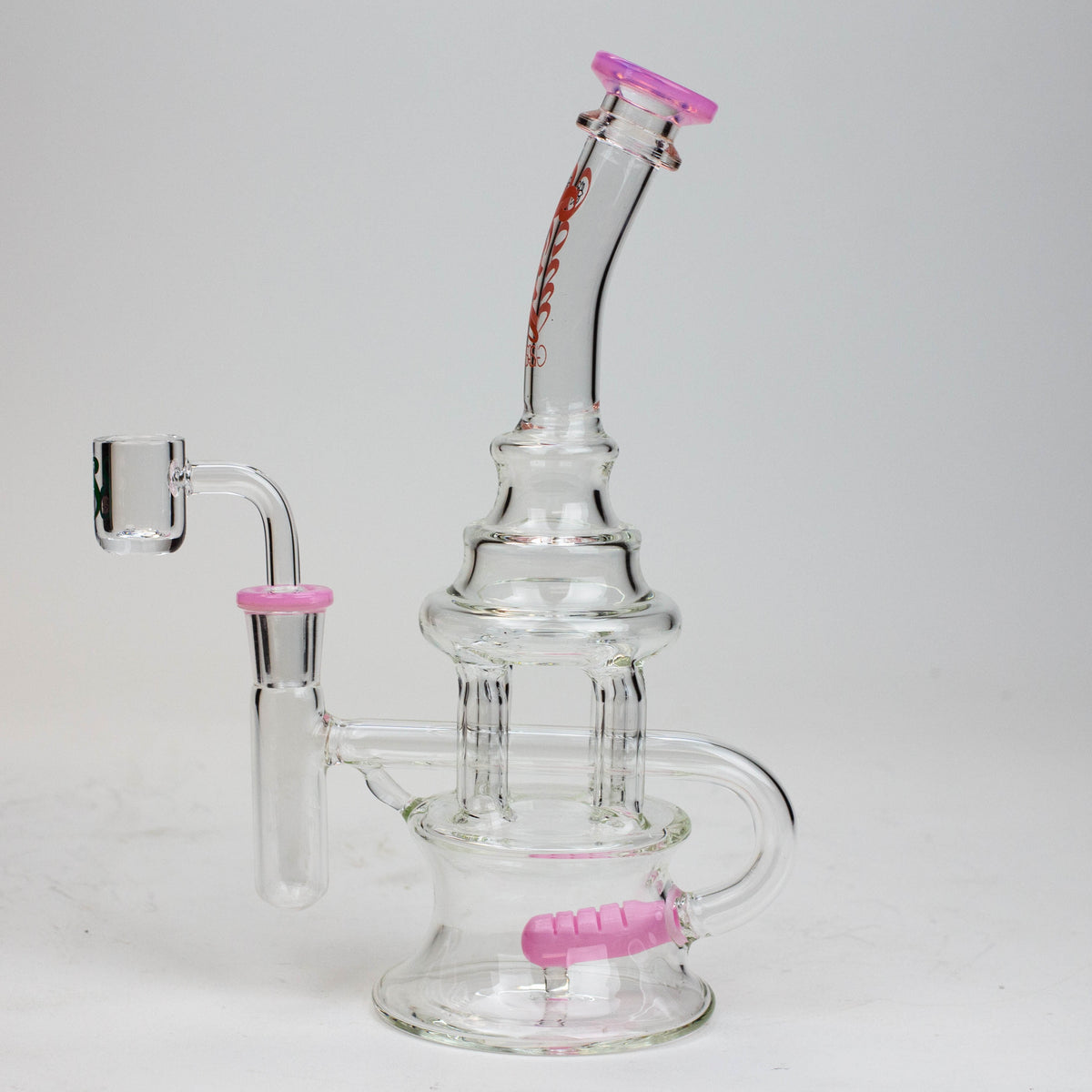 9 Inch SOUL Glass Magnum Recycler Dab Rig with inline diffuser