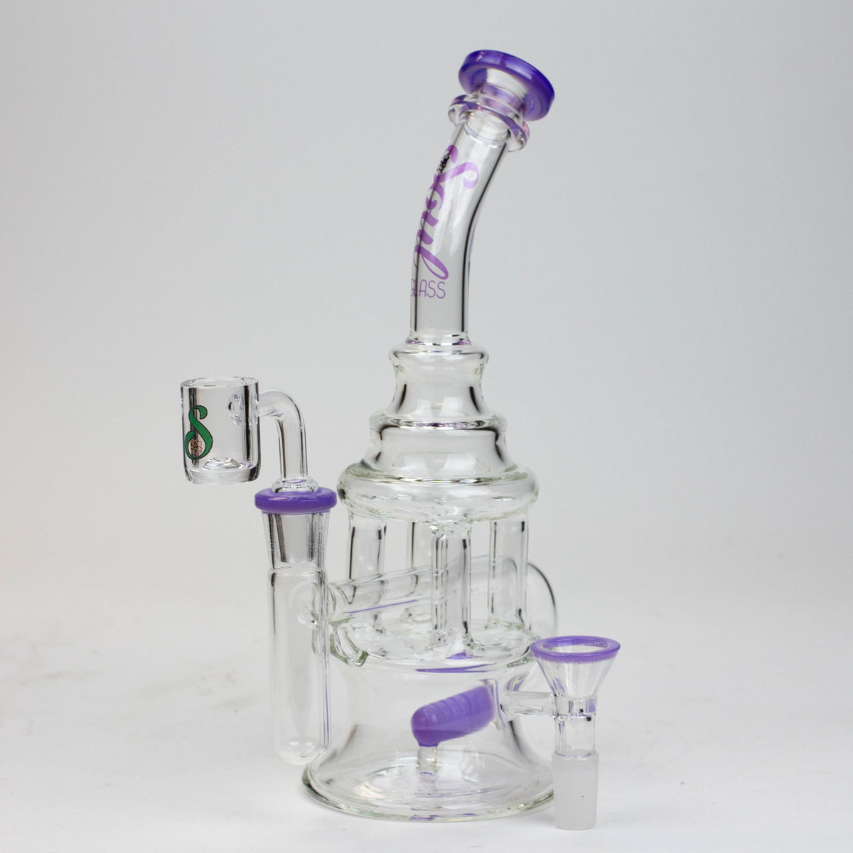 9 Inch SOUL Glass Magnum Recycler Dab Rig