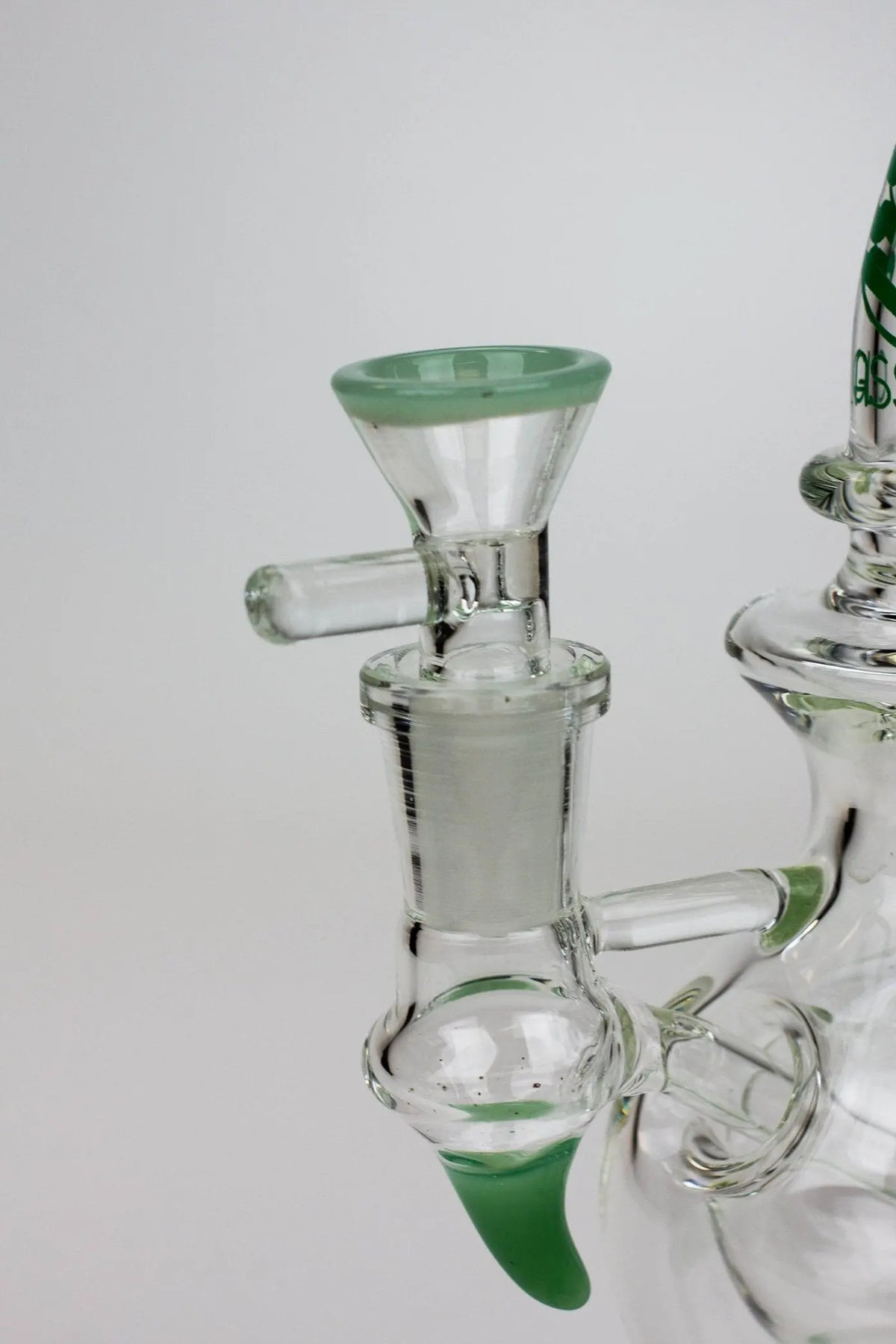 Bowl Piece part of the SOUL Glass 9.5 inch Sphere Recycler Dab Rig Hybrid