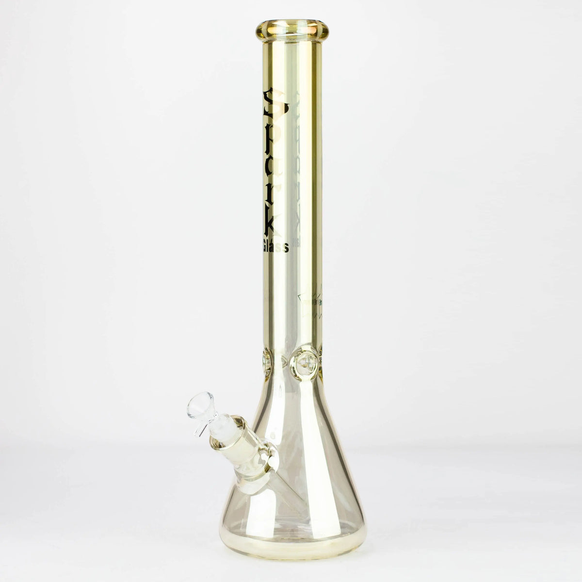 18 Inch Electroplated Clear Beaker Bong from Spark