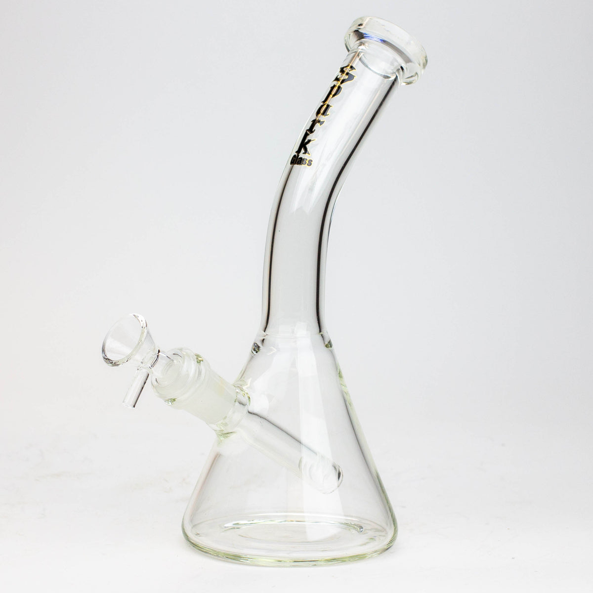 10 Inch Thick Beaker Bong from SPARK Glass in Black