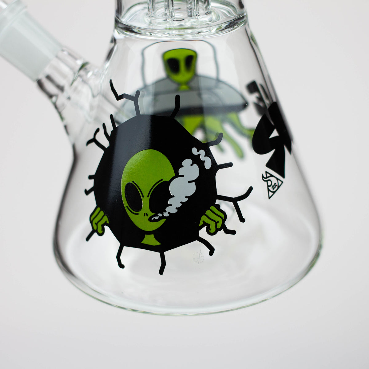 Base Design of the Squadafum Mini Ice Bong With Percolator