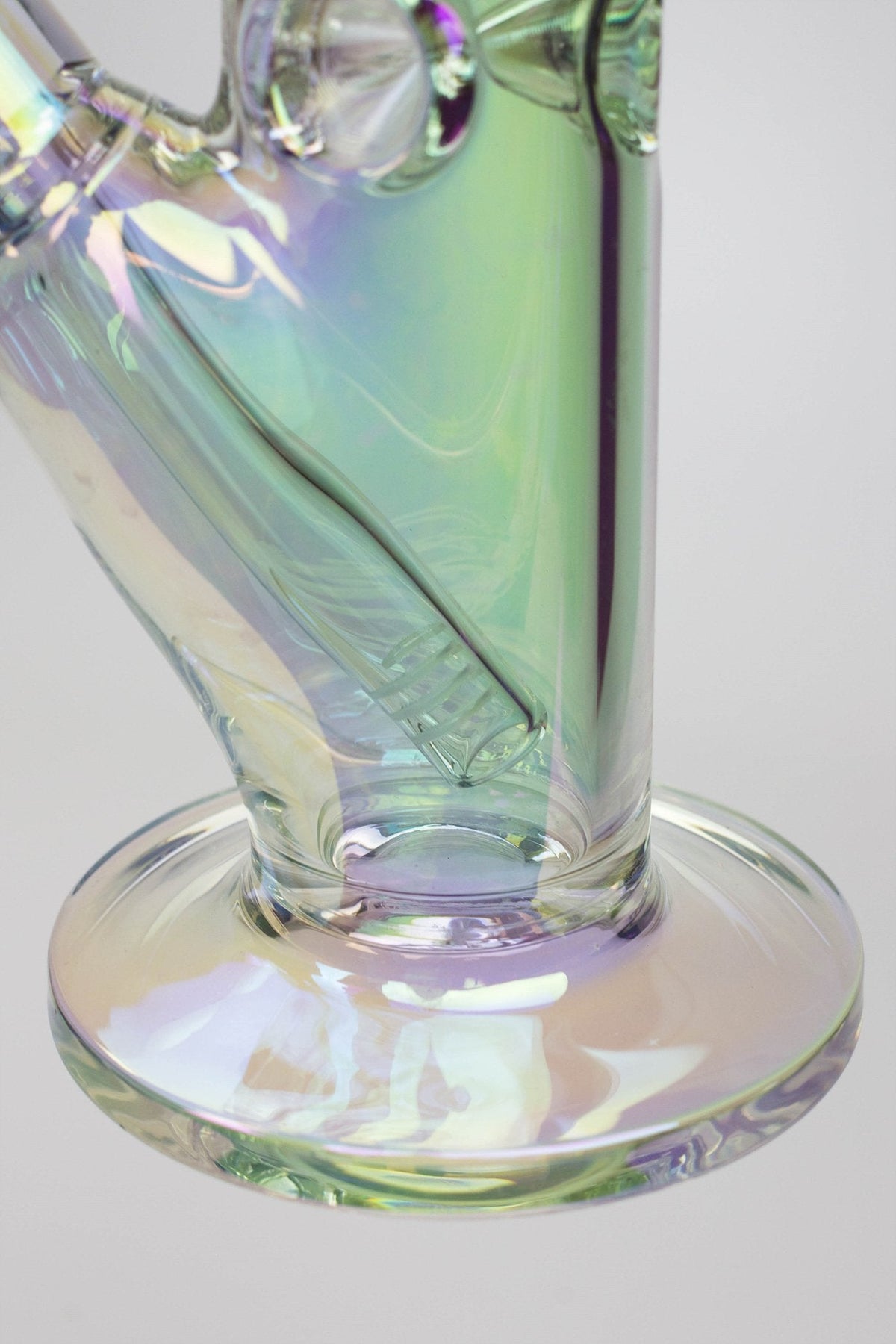 14-Inch Electroplated Straight Tube Bong Base