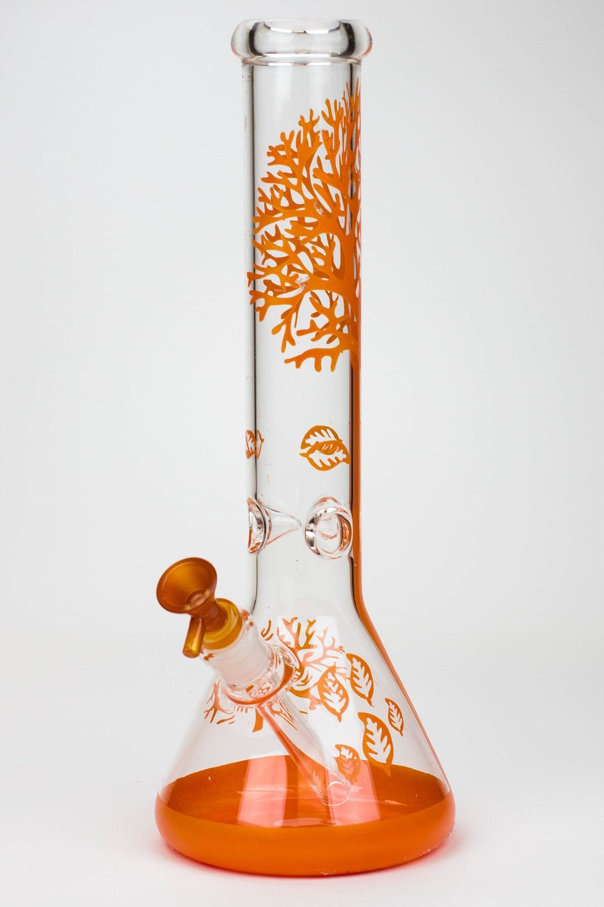 14 Inch Tree of Life Glass Bong in Orange