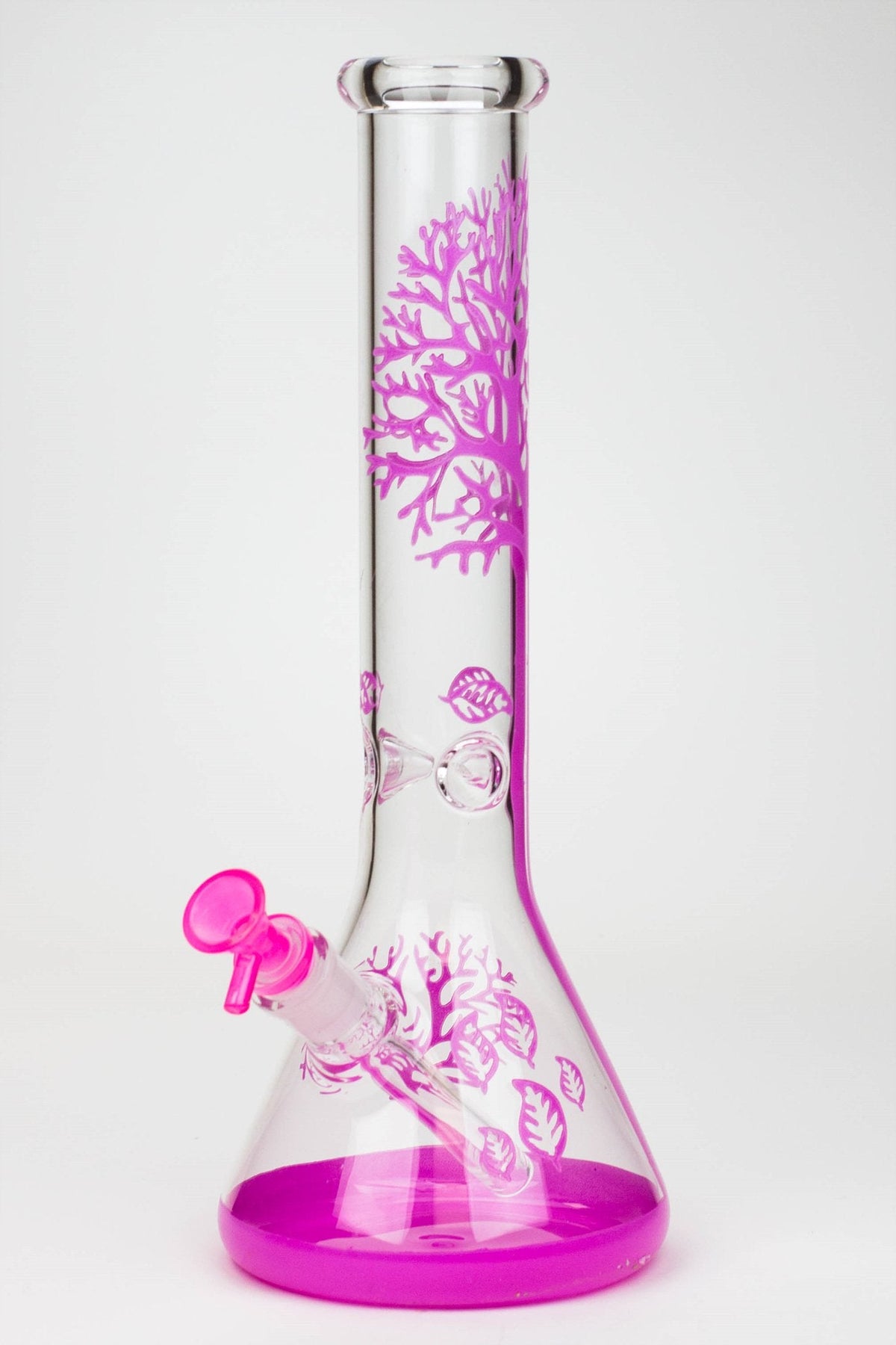 14 Inch Tree of Life Glass Bong in Pink