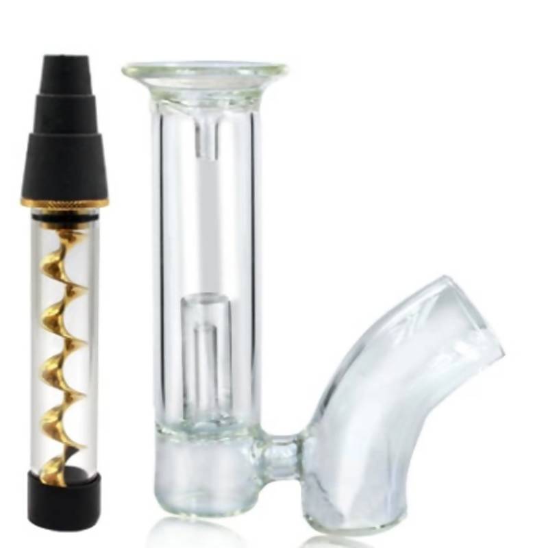 Mini Twisty Glass Bubbler Bong