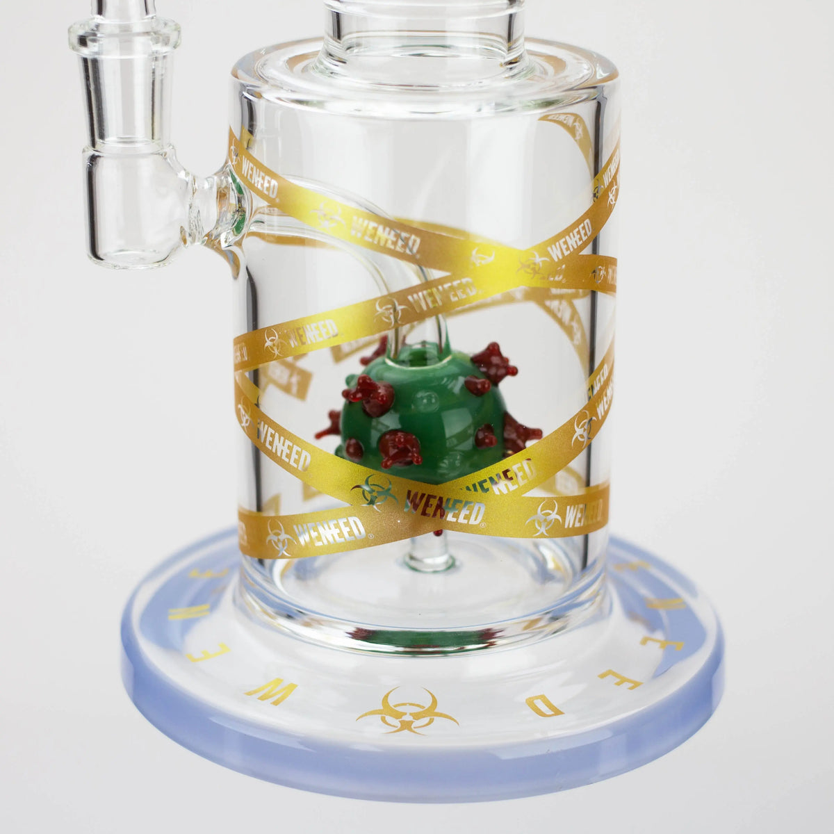 Water Diffuser in the WENEED 10-Inch Bio Hazard Dab Rig